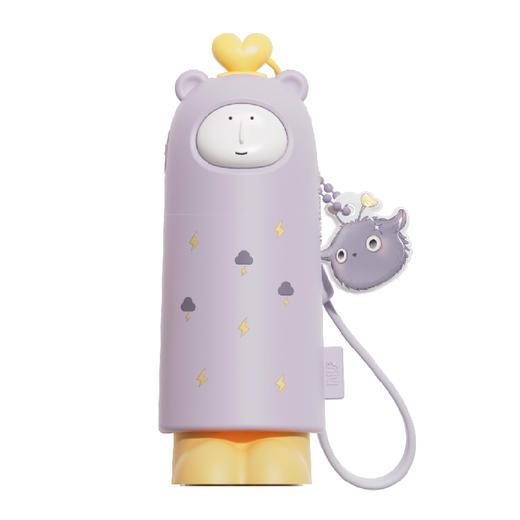 【童趣满分 会变脸的充电宝】冇心Dreams系列移动电源CP021 自带充电线 15种氛围灯效 22.5W超级快充 NTC控温芯片 5000mah 接口带保护盖 商品图7