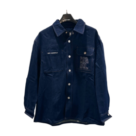 【KARL LAGERFELD】刺绣牛仔衬衫