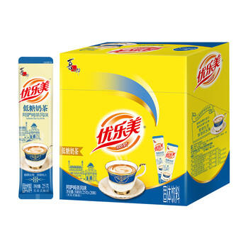 优乐美低糖奶茶粉 25g*20条/盒装阿萨姆风味早餐代餐下午茶速溶冲泡饮料 /水饮冲调 /冲饮谷物 /奶茶粉 商品图2