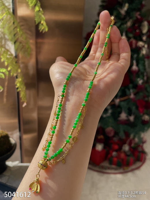 5041612，珠子锁骨链。具体价格微信咨询 商品图3