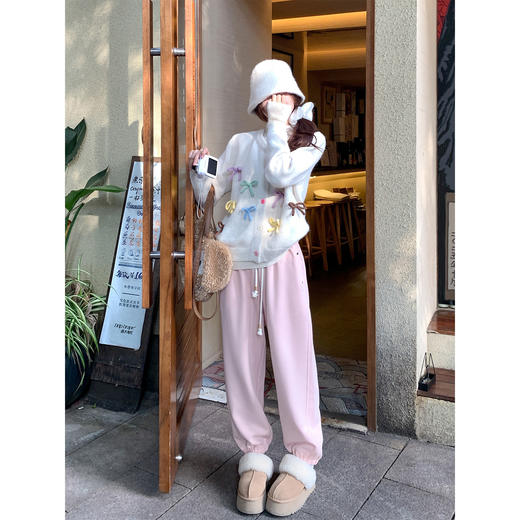 <曾小咸推荐>现货秒杀 ！微信超特价！韩系蝴蝶结毛衣开衫 日常189.99 立减100 秒杀89.99！！ 商品图2