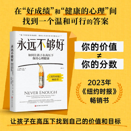 永远不够好：在优绩主义的高压下，帮孩子找到成绩之外的人生价值和意义！ 商品图0