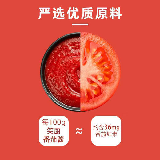 笑厨·番茄酱198g 多规格可选  配料只有鲜番茄 商品图4