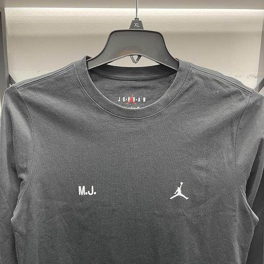 Jordan 男士春秋纯棉后背字母印花透气休闲圆领长袖T恤 商品图3