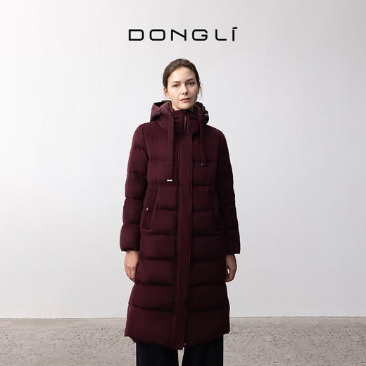 东黎 •  女士冬季长款羊绒面料羽绒服 3787 商品图3