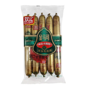 【超市】双汇金马可减盐香肠500g