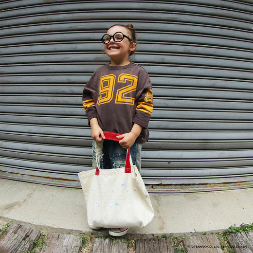 【重磅限定】DENIM DUNGAREE x HELLO KITTY 酷洛米 印花长袖T恤 商品图1