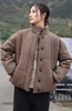 冬季棉服砂洗休闲夹棉素素文艺大气棉服 商品缩略图8