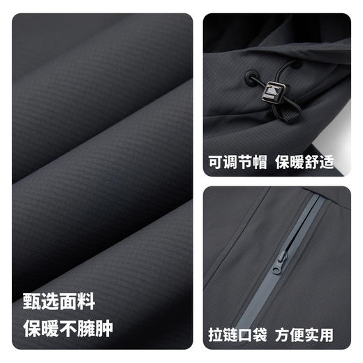 【门店同款&鸭绒】圣得西2025年冬季连帽拒水羽绒服防风保暖外套 商品图4