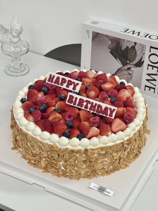 杏仁片草莓tablecake蛋糕（主图12寸 商品图0