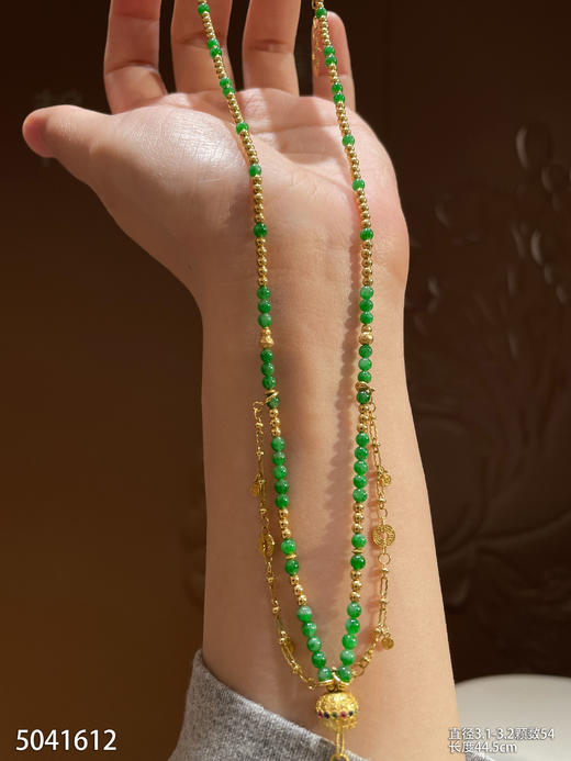 5041612，珠子锁骨链。具体价格微信咨询 商品图0