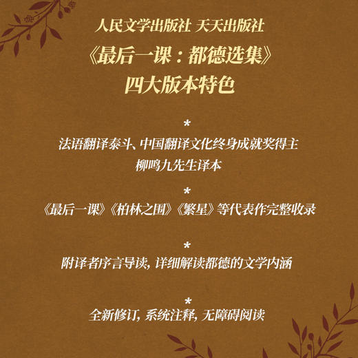 最后一课:都德选集 商品图2