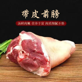 【MLT】现杀农家土猪带皮前膀味美鲜香（每只约4-6斤）