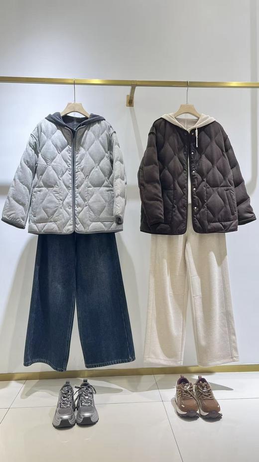 58005G无领两面穿鹅绒服 商品图1