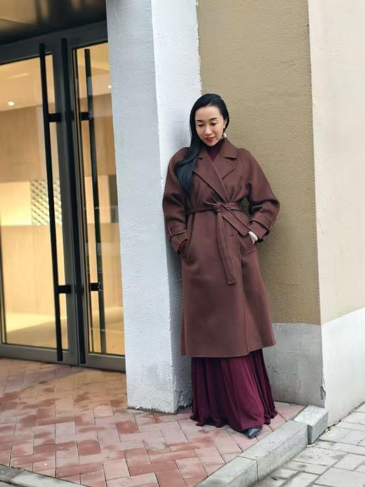 【12.19上新】2色之家羊毛羊绒双面呢大衣·LSQ 商品图9