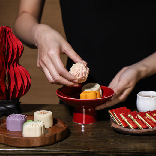 立家宋礼·照京华 750g 二十四节气糕点 古树茶饼 奶酥 文创红包 对联 商品图7