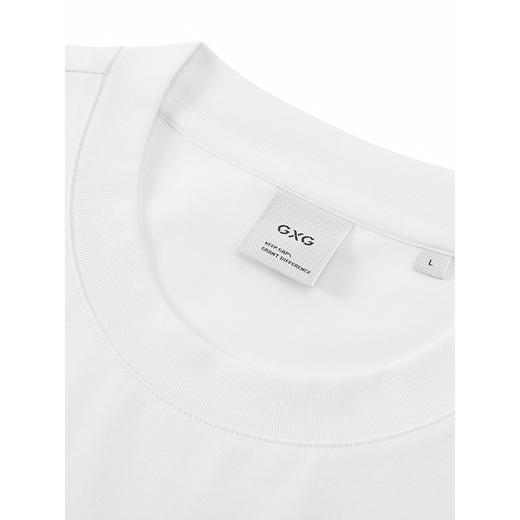 【凉感】GXG男装 圆领T恤腊肠狗图案印花双色短袖上衣 25夏新品 商品图2