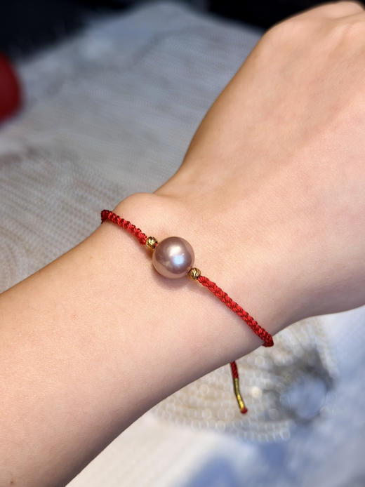 【大红大紫珍珠手绳】麦麦诸暨珍珠溯源行，货尖中优中择优的品质，亲自把控挑选，大家放心跟麦麦入！ 商品图5