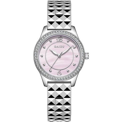 【自然幻彩❗️星钻母贝女表】每一刻都流光异彩，光泽温润质感细腻，钻圈回旋起舞，清晰通透防刮表镜，小众高级情人节礼物高颜值腕表手表女情人节礼物QQ 商品图4