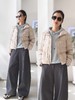 586119时尚短款拉链立领轻羽绒服 商品缩略图1