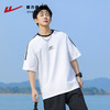 回力短袖T恤男夏2025新款纯棉白色设计感小众高级感痞帅圆领体恤 商品缩略图3