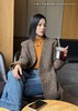 34BAR233440#小格子羊毛呢外套 商品缩略图2