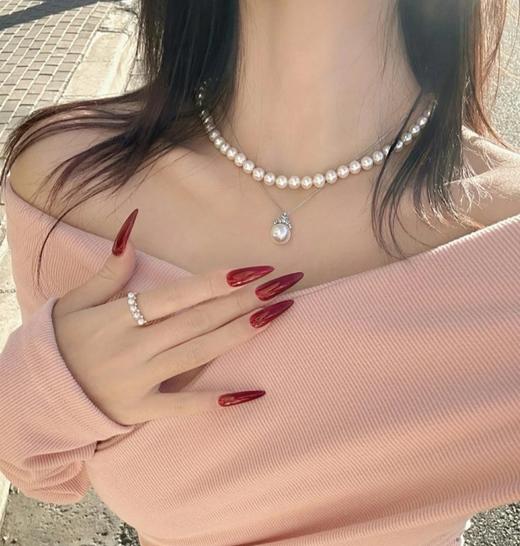 【珍珠单珠吊坠项链】麦麦诸暨珍珠溯源行，货尖中优中择优的品质，亲自把控挑选，大家放心跟麦麦入！ 商品图5