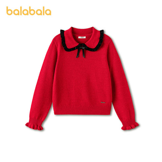 【商场同款】巴拉巴拉童装儿童毛衫女童2026新款春新年针织衫甜美 商品图4