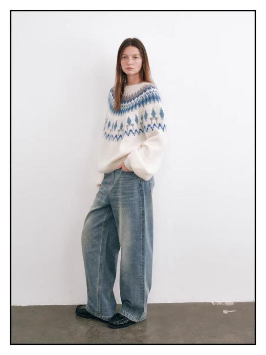 shyshystill/shy202509012/马海毛费尔岛毛衣 商品图1