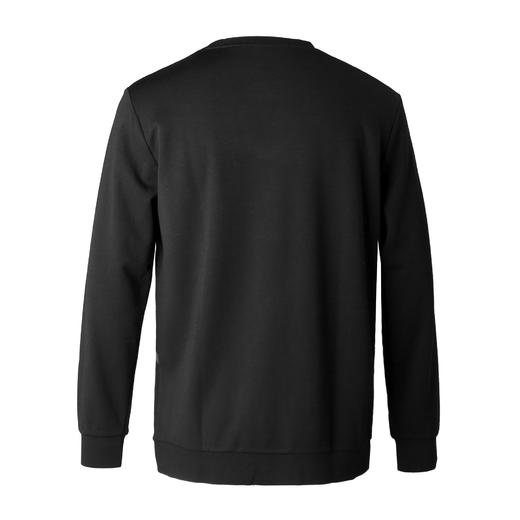 Marco Azzali 黑色圆领长T TC55243A2 商品图1