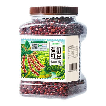 盖亚农场有机红豆2斤/罐装红豆粥豆沙五谷杂粮粗粮大米伴侣 /粮油调味 /杂粮 /杂豆类 商品图7