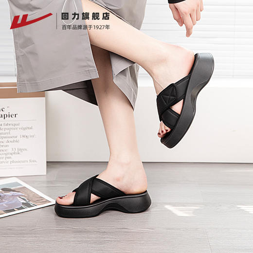 回力拖鞋女2025秋季新款小香风潮流小众高级感女士外穿凉拖鞋女鞋 商品图3