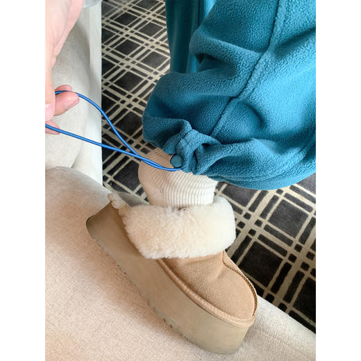 <曾小咸推荐>韩系保暖抽绳束脚休闲裤 商品图4