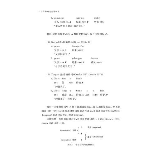 作格的类型学研究/国家社科基金后期资助项目/罗天华 著/浙江大学出版社 商品图4