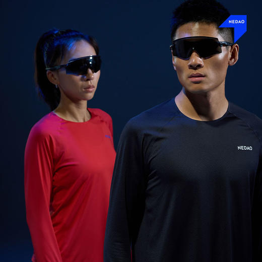 【内道马年限定】网眼跑步长袖男女生透气干爽跑步训练运动上衣T 商品图4