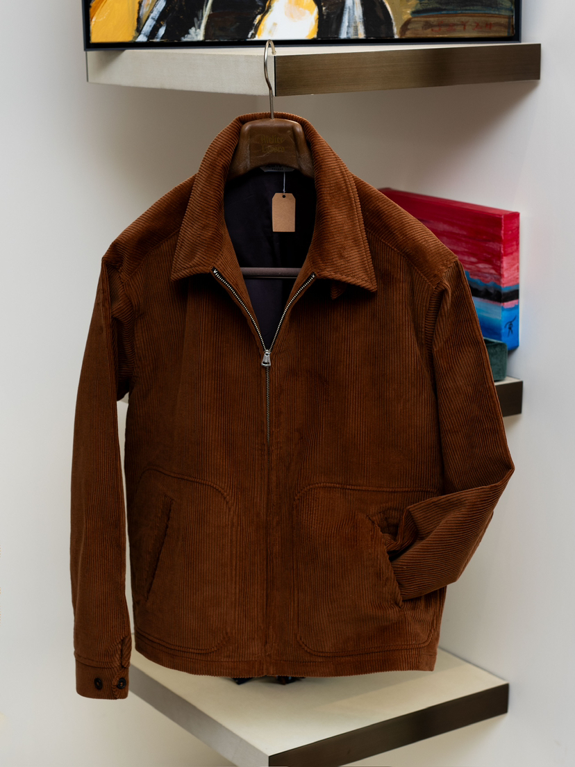 Atelier Lavoro 焦糖色灯芯绒 ACE II 夹克