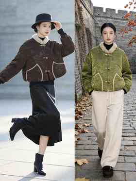 545205水貂领鹅绒服