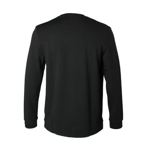 Marco Azzali 黑色圆领长袖卫衣 T5350200 商品图1