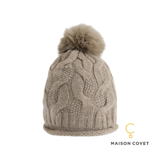 MAISON COVET 纯山羊绒毛球便帽( 买1赠1活动，不可退单件，需全单退或全单确认收货） 商品图1