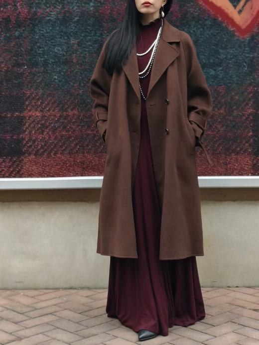 【12.19上新】2色之家羊毛羊绒双面呢大衣·LSQ 商品图12