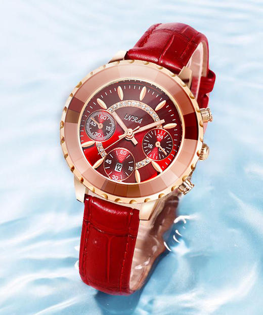 【复古经典❗️瑞士防水石英表】星光闪耀的腕间秘密，璀璨皓钻典雅轻奢，日常生活防水，茵浪手表潮流时尚个性防水石英女表QQ情人节礼物男女朋友 商品图3