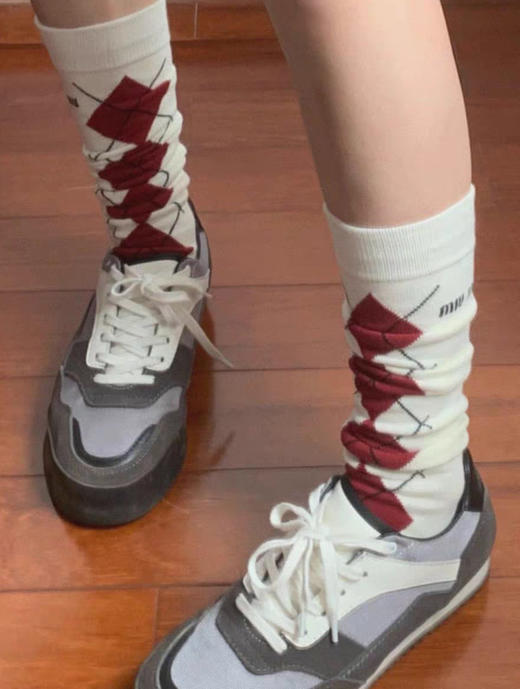 miu格子袜子121607 商品图6