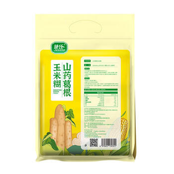 捷氏低脂高钙山药葛根玉米糊600g无蔗糖玉米羹粗粮暖胃早餐冲饮代餐粉 /水饮冲调 /冲饮谷物 /米糊 商品图4