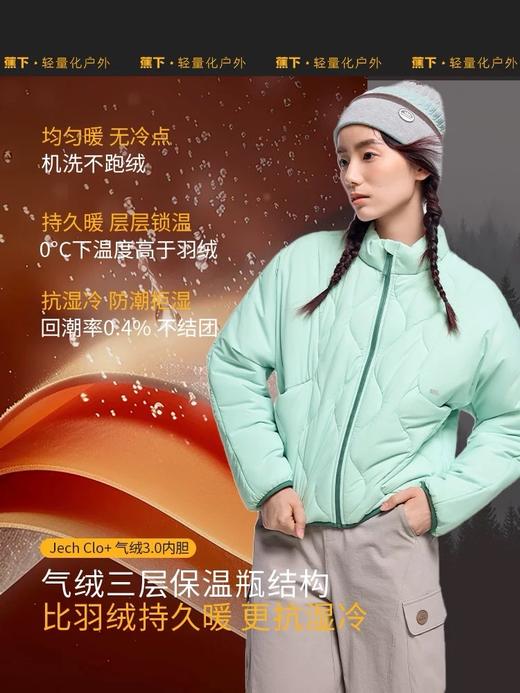 蕉下女气绒冲锋衣LS90324三合一外套防风防水登山服 商品图1