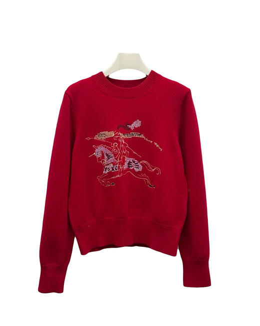 女款刺绣羊毛针织毛衣ho007 商品图0