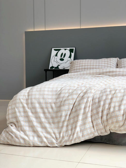 【多妈团购 韩国乐天专柜正品全消光牛奶绒四件套】仅此一批！限量抢！全消光工艺，整个绒感更加细腻、柔软！超级舒服-圆圆家纺 商品图3