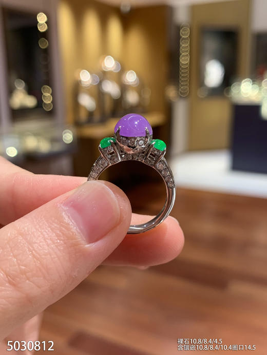 5030812，紫罗兰蛋面戒指。具体价格微信咨询 商品图2