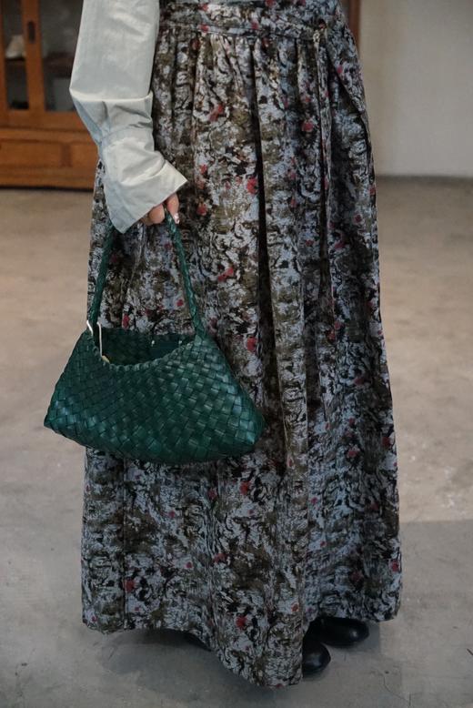 Outil2色花纹绑带半裙 商品图0