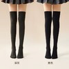 发热纱55丈素面过膝大腿女袜FC2133 商品缩略图4