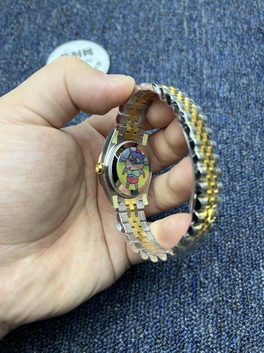 细节决定成败—新款劳力士 ARF日志型系列31mm ARF日志31女款 蚝式日志型 橄榄绿 间金绿盘钻圈 女士腕表 商品图5